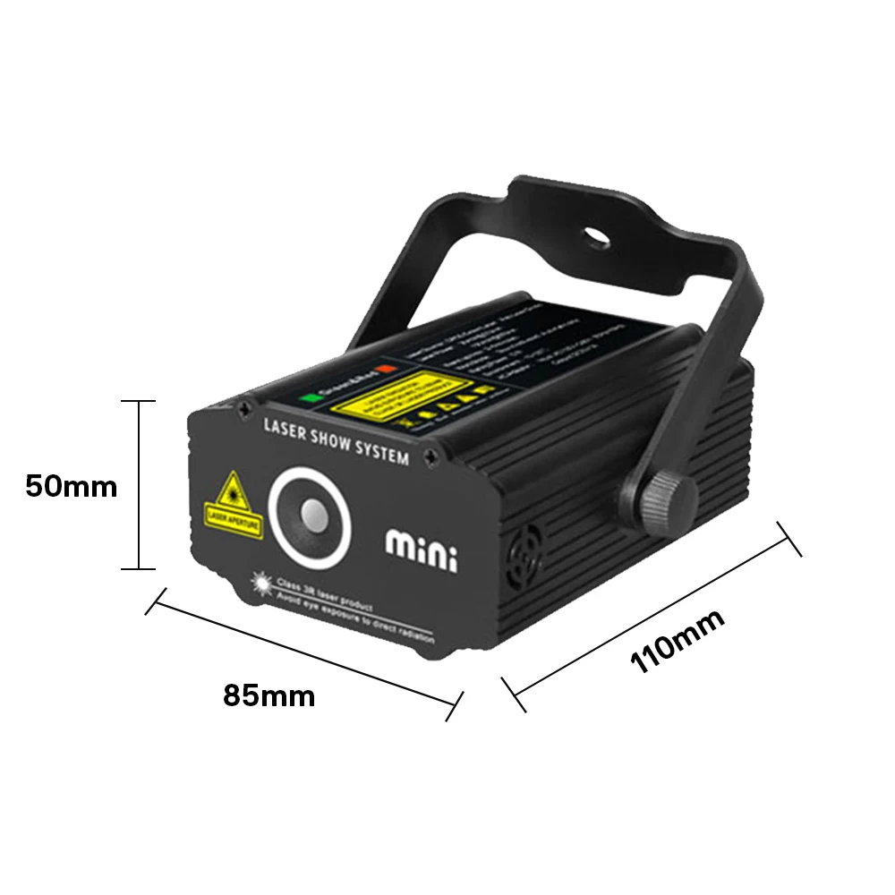 Mini 4in1 Pattern R&ampG Laser Projector Music Activated Stage Lights Effect Christmas For DJ Disco Club Party Show | Лампы и