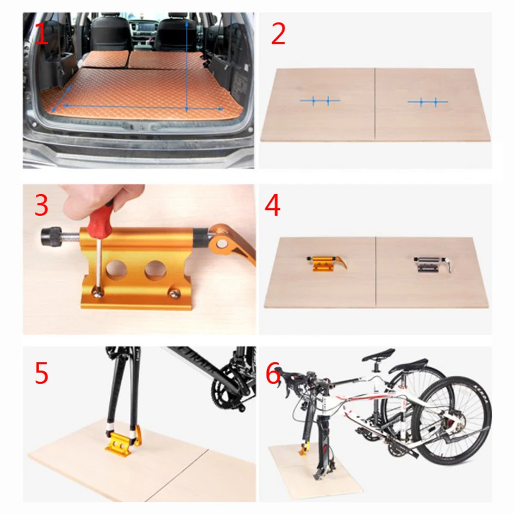 

Bike Bicycle Car Roof Rack Carrier Quick Release Alloy Fork Lock Mount Racks Stable Block Truck Mount for MTB Road Bike