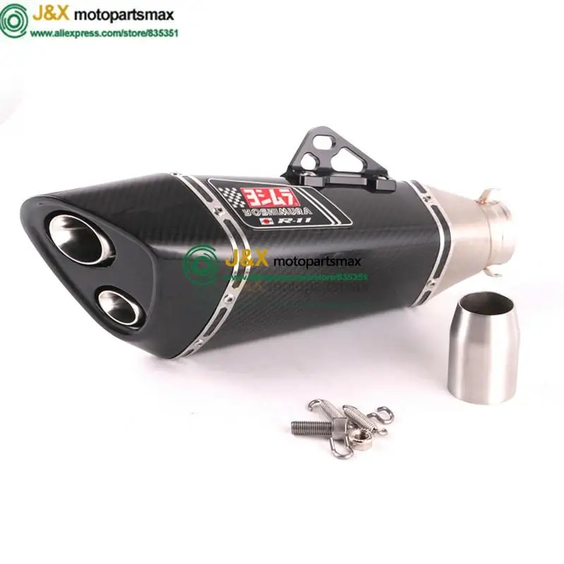 MT-03 MT03 R25 R3 глушитель для мотоцикла полная система контактная средняя труба+ выхлопная труба для Yamaha R25 R3- слипоны