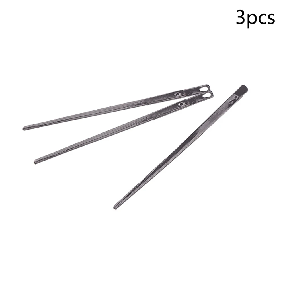 3pcs Craft DIY Metal Knitting Gold Accessories Home Stitching Practical Lacing Leather Rope Durable Tools Sewing Needle | Дом и сад