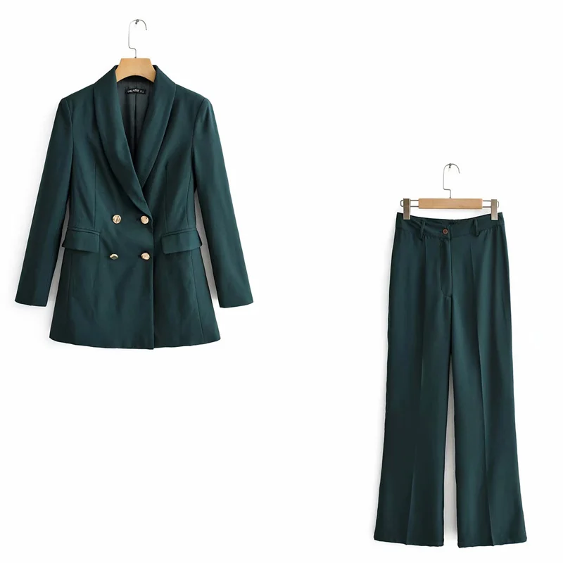 2019 осенний Блейзер Женский Повседневный однотонный костюм женская одежда