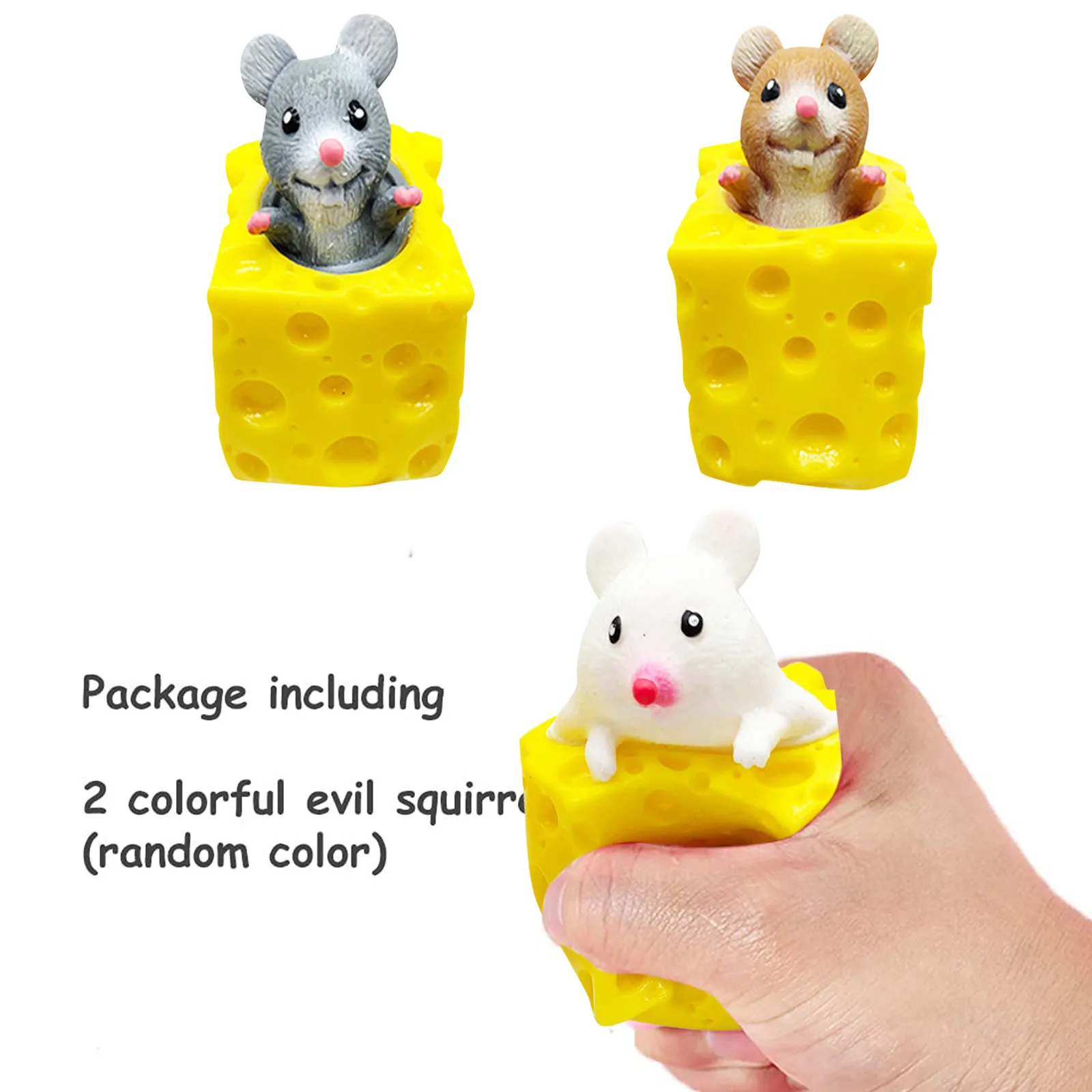 Игрушка для снятия стресса в виде мыши и сыра | Игрушки хобби