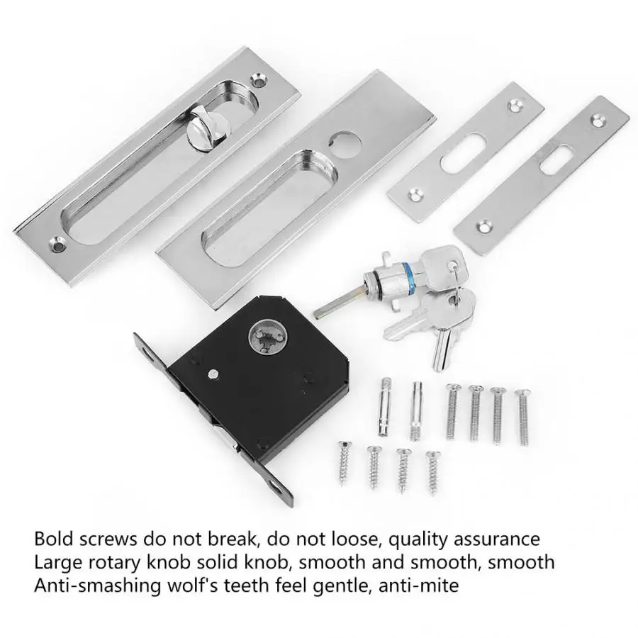 Замок для раздвижной двери из цинкового сплава|Замки| |