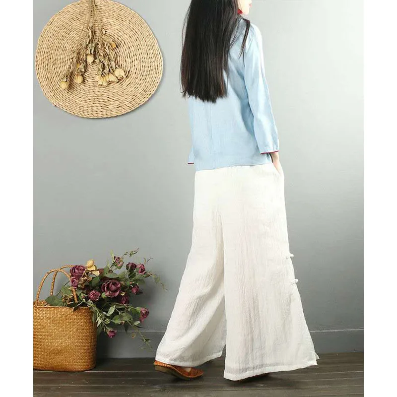 

Kimono Top Women Retro Vintage Chinese Style Long Sleeve Modern Hanfu Style Asian Style Retro Vintage Shirt Cotton Linen Party