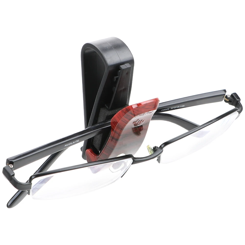 LEEPEE 1 шт. держатель для очков древесины очки Чехол авто крепежа клип