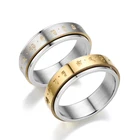 Bxzyrt вращающиеся кольца верности для мужчин и женщин, кольца из нержавеющей стали для спиннера, мужские кольца, магнитные кольца для тревожности и стресса, ювелирные изделия