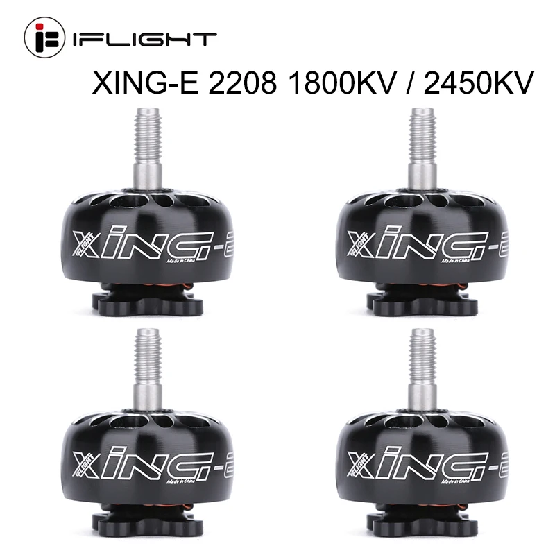 

Бесщеточный двигатель IFlight XING-E 2208/2450KV 2 ~ 6S FPV unibell, совместимый с пропеллером 5-6 дюймов для FPV гоночного дрона