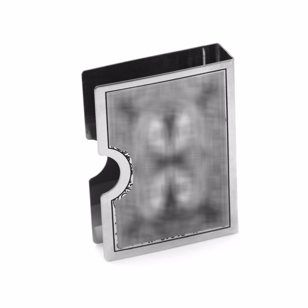 

Металлический держатель для карт, 1 шт., металлический держатель для карт, волшебные трюки, реквизит для защиты покерных аксессуаров, защита ...