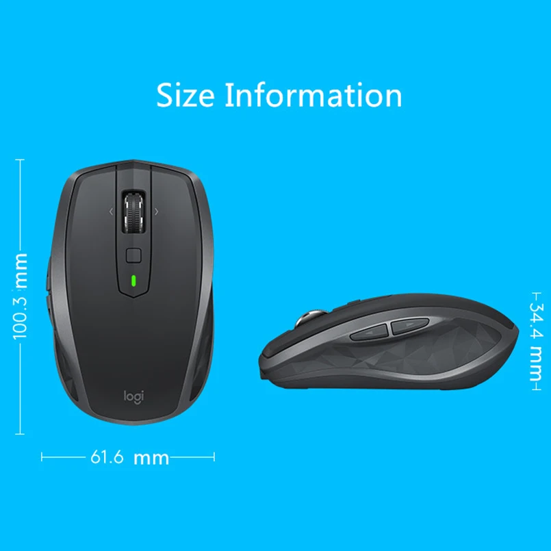 Мышь Logitech MX Anywhere 2S беспроводная мобильная мышь с несколькими устройствами 2 4 ГГц