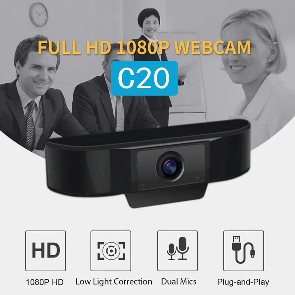 

USB-камера компьютерная с автофокусом, HD 1080P, 2 МП
