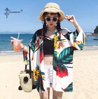 japanese kimono clothes summer beach traditional shirts japan woman harajuku top cardigan loose casual coat asian costume yukata
