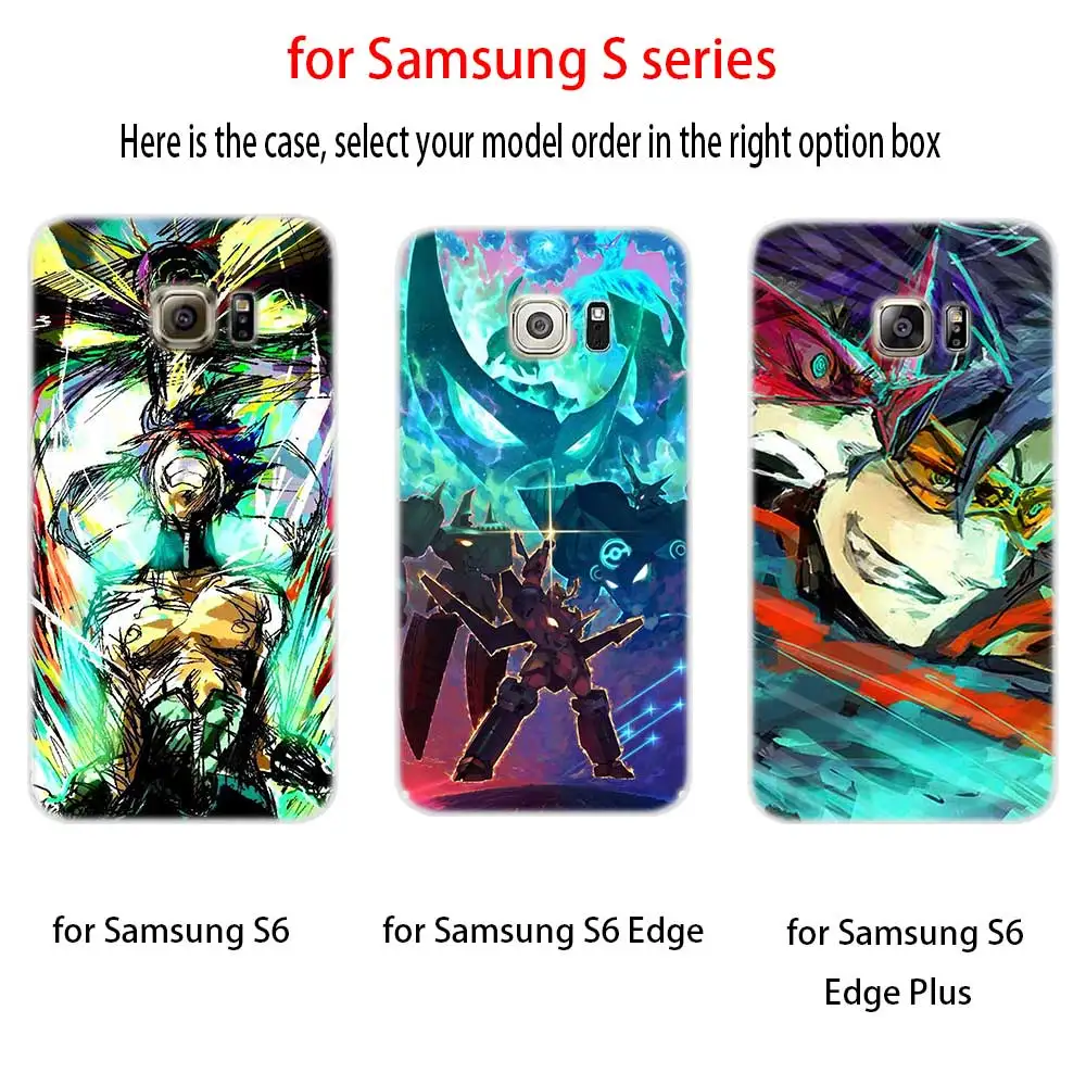 Мягкий силиконовый чехол для Samsung S21 S20 S11 S10 S9 S8 Plus lite 11e 10e Uitra S7Edge Tengen Toppa Gurren Lagann |