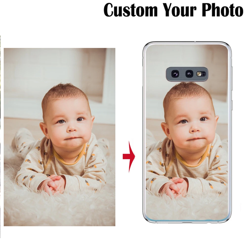 

Custom Personalized DIY Photo Phone Case For Samsung Galaxy S21 S20 S6 S7 S8 S9 S10 S10E Lite Plus Ultra FE Cover