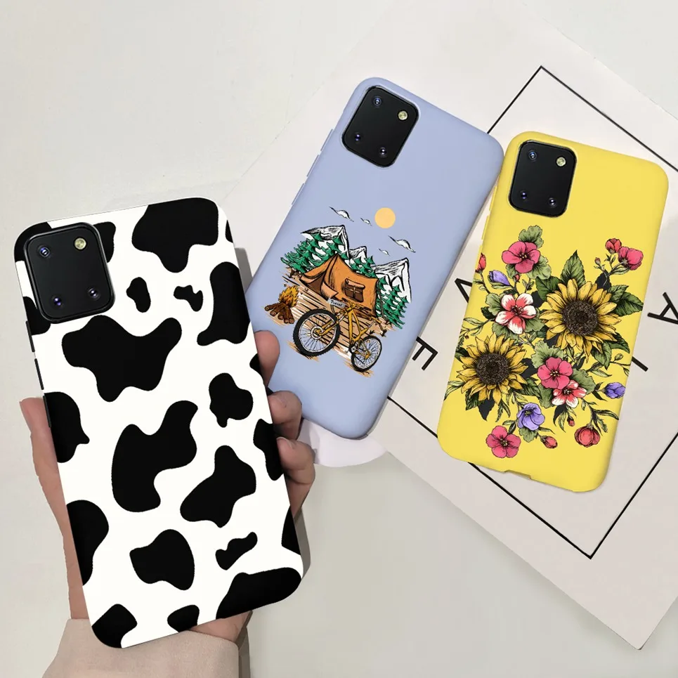 Жидкий силиконовый чехол для Samsung Galaxy Note 10 Lite защитные шелковистые мягкие на