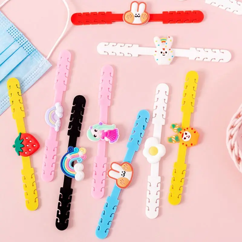 Cute Cartoon Masks Hook Adjustable Anti-slip Mask Silicone Ear Grips Strap | Дом и сад