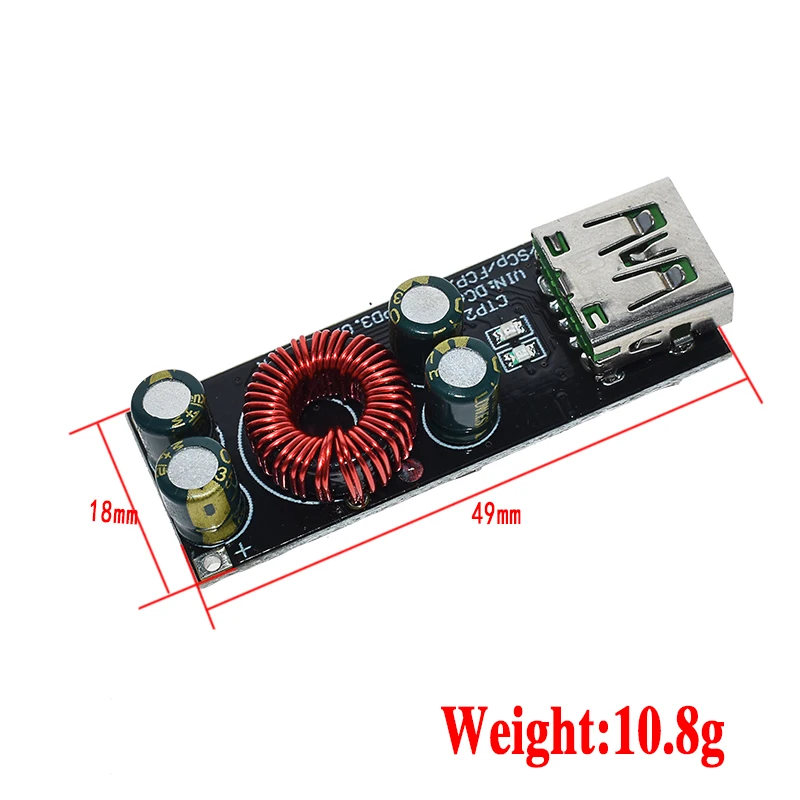 QC4.0 QC3.0 USB Type C мобильный телефон адаптер быстрой зарядки 6 35 в понижающий модуль