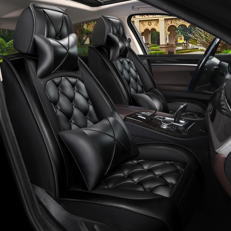 Чехлы из экокожи на автомобильные сиденья полное покрытие для kia niro optima sorento soul