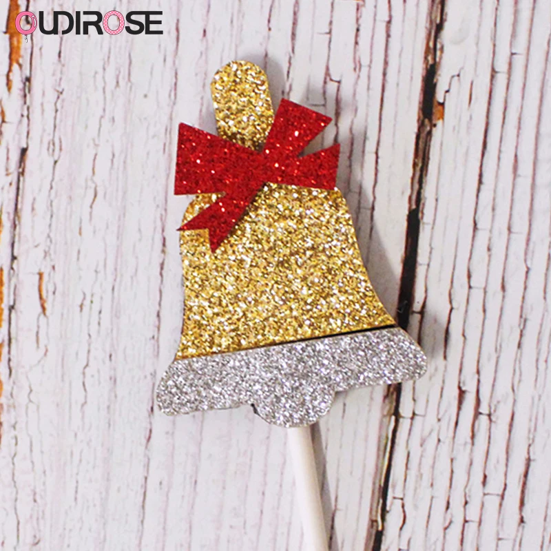 5 шт. с изображениями мультипликационных персонажей мини Рождественский капкейк