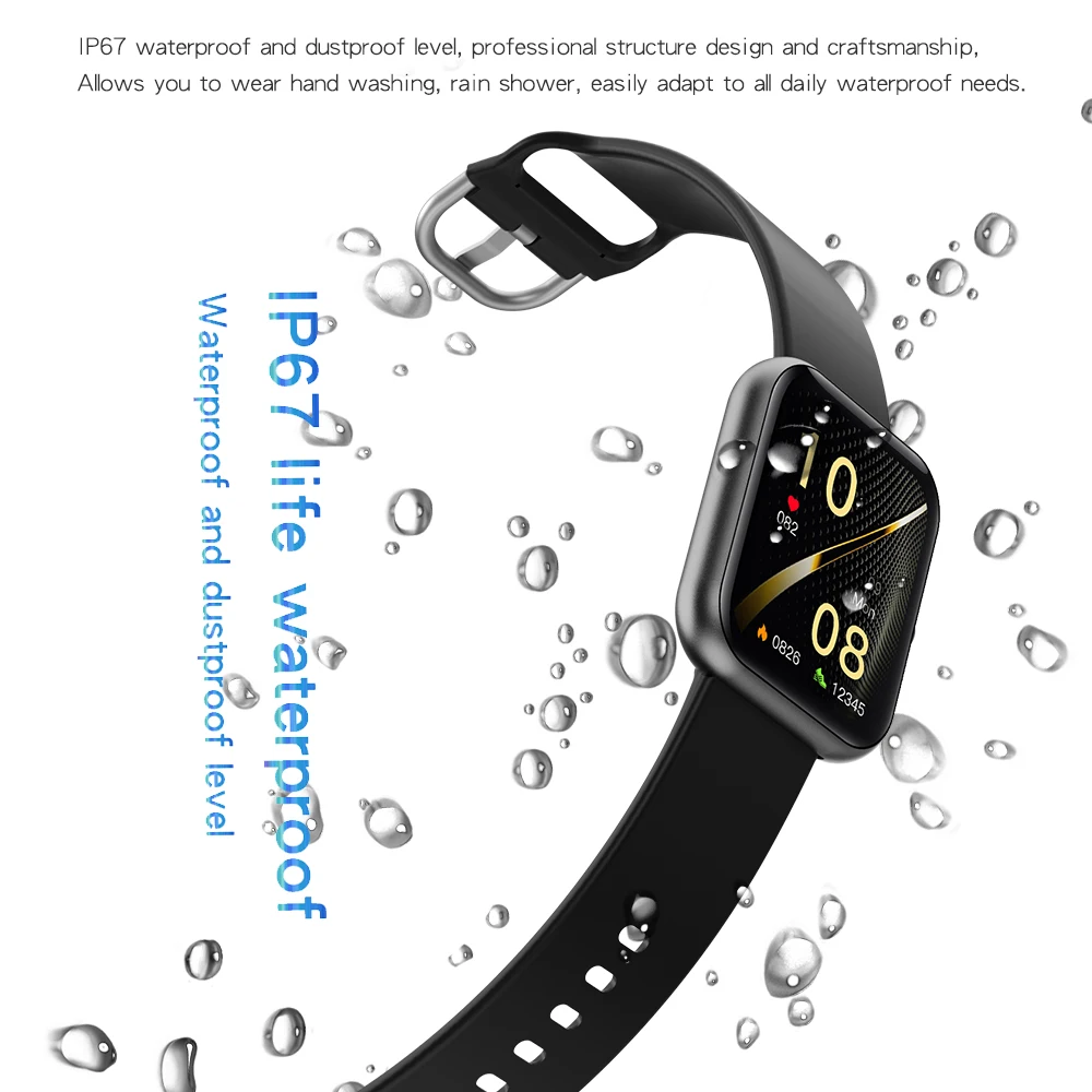 GEJIAN Smart Watch Bluetooth Call 2021 NEW Men Women Waterproof Smartwatch Heart Rate Monitor For Android Samsung Apple+Box