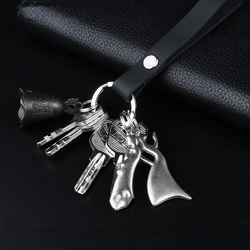 Кожаный Автомобильный брелок для ключей из воловьей кожи Мотоцикла suzuki bandit 650 katana