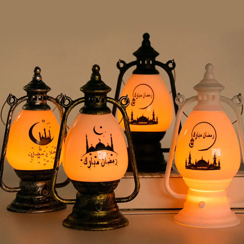 

EID Mubarak LED Wind Lights Ramadan Decorations 2023 Pony Lanterns Lamp hang Ornament Islam Muslim Party Decor Eid Al Adha Gift