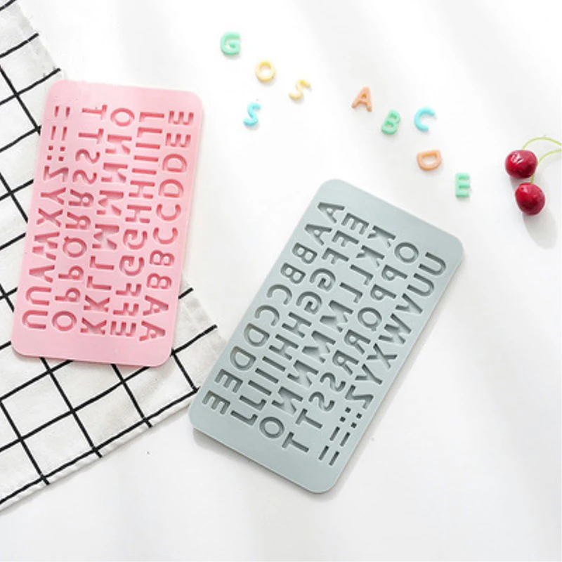 Letter Alphabet Silicone Mold Non-stick Diy Chocolate Ice Cube Cream Cake Making Tool Creative Baking Mould 1PC | Дом и сад