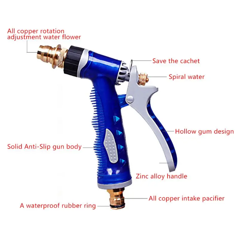 

Multifunctional Car Wash Washing Spray Snow Foam Water Gun Lance Uses Hose Pipe
