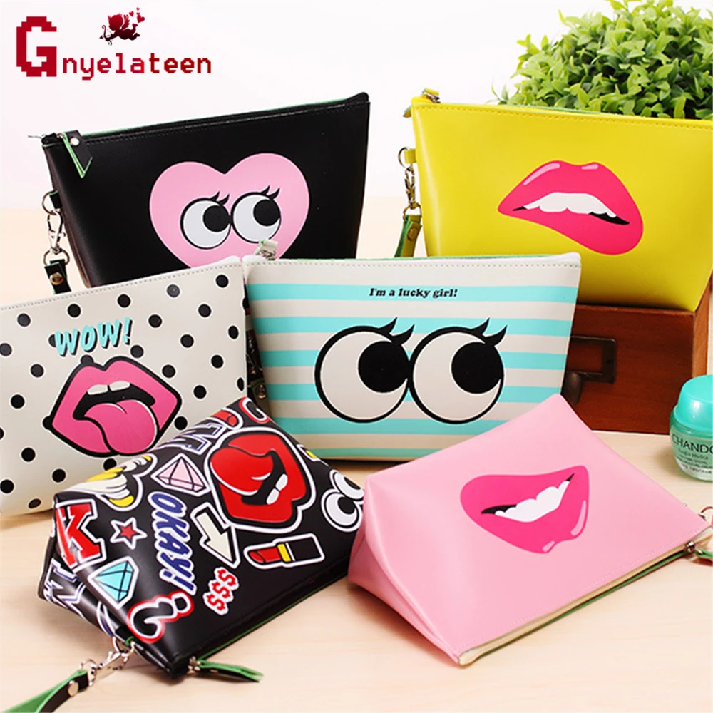 Женская косметичка нейлоновая чехол для макияжа Женский органайзер предметов