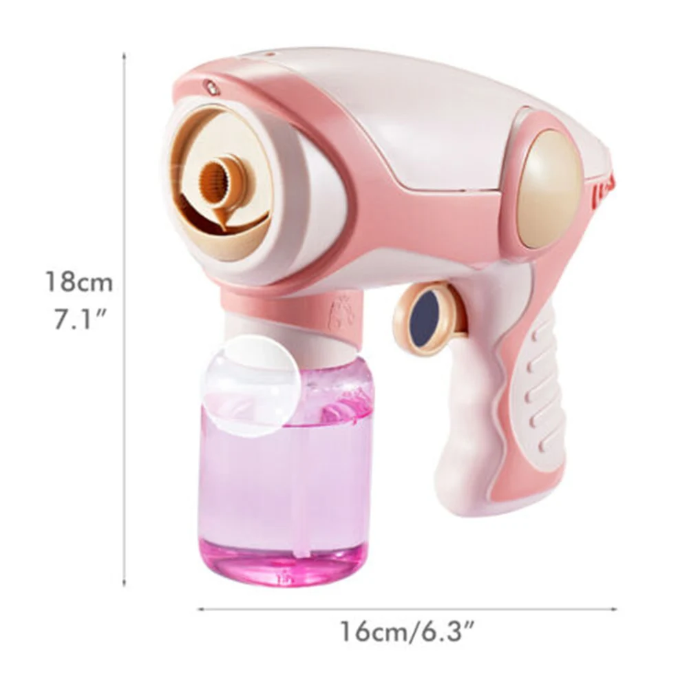 

Smoke Bubble Machine Blower Healthy with Light and Music Garden Toy Gift Children New Arrival