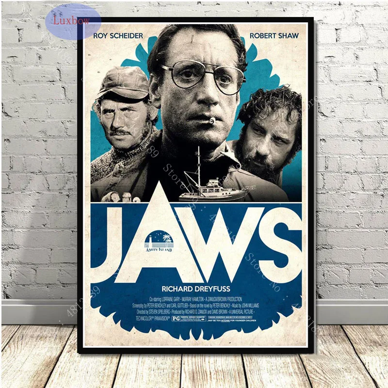 Ретро-подарок челюсти страшные фотообои плакаты Печать на холсте картина маслом