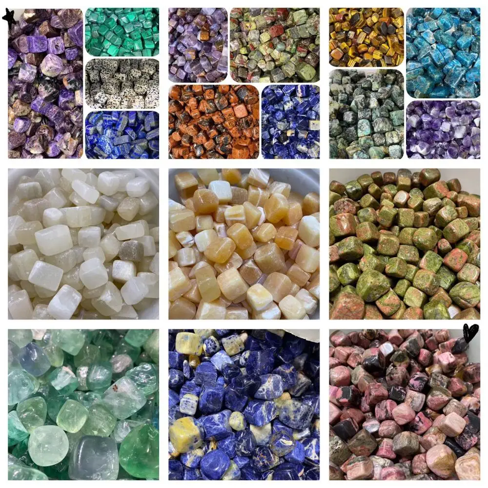 

Natural Quartz Crystals Red and Green Treasure of Natural Sand Gravel Degaussing Ore Crystal Natural Stones And Minerals