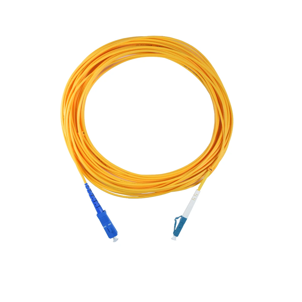

SC/PC to LC/PC Singlemode Fiber Optic Patch Cable SM Optical Fiber Jumper