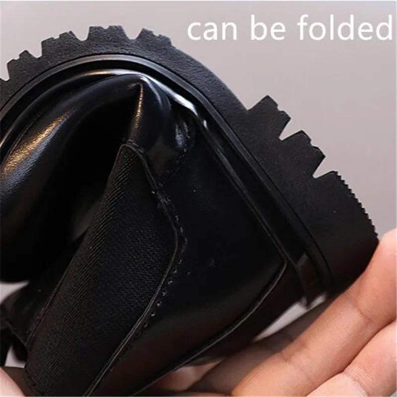 Children Chelsea Boots Kids Girls Martin Casual Autumn Winter PU Leather School Boy Shoes Fashion Toddler Booties | Детская одежда и