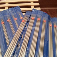 free shipping 44pcs 55pcsset 25cm35cm double stainless steel straight knitting needles set 25cm size 6 16