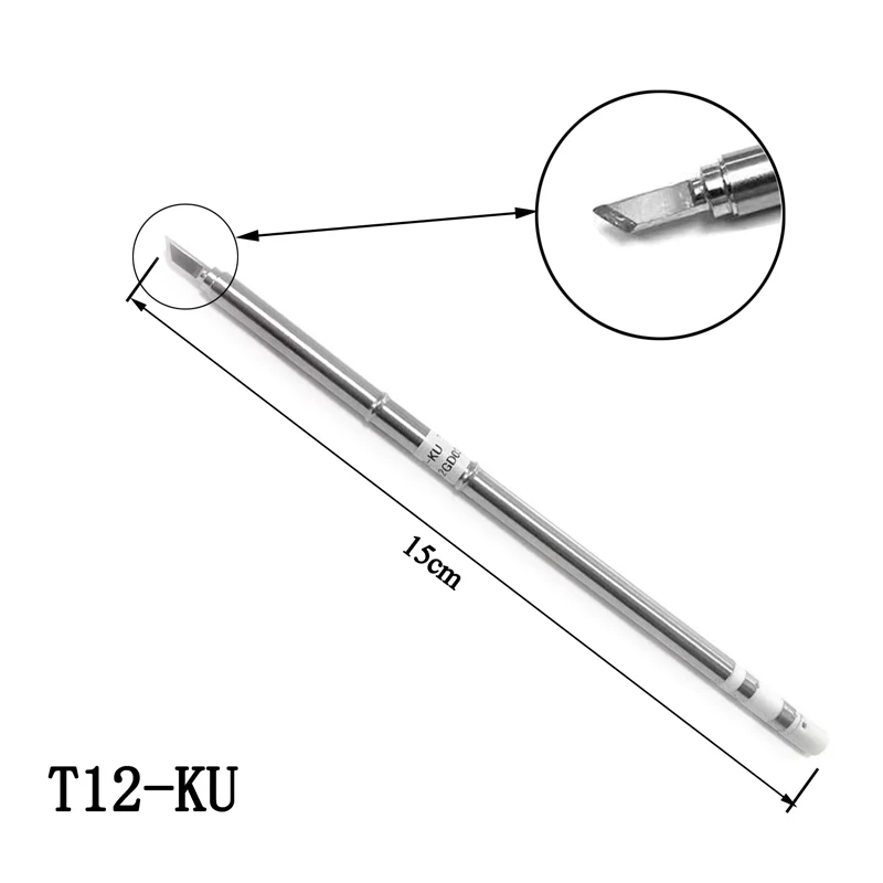 3 шт. T12 серии Железный наконечник T12-K KU KF для припой HAKKO железные наконечники