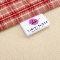 custom clothing labels name tags personalized brand cotton printed tags handmade labels initials md0333
