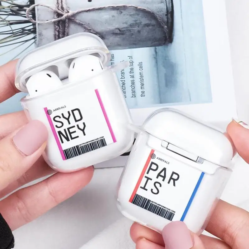Защитный чехол из ТПУ с защитой от падения для Apple Airpods беспроводной зарядный