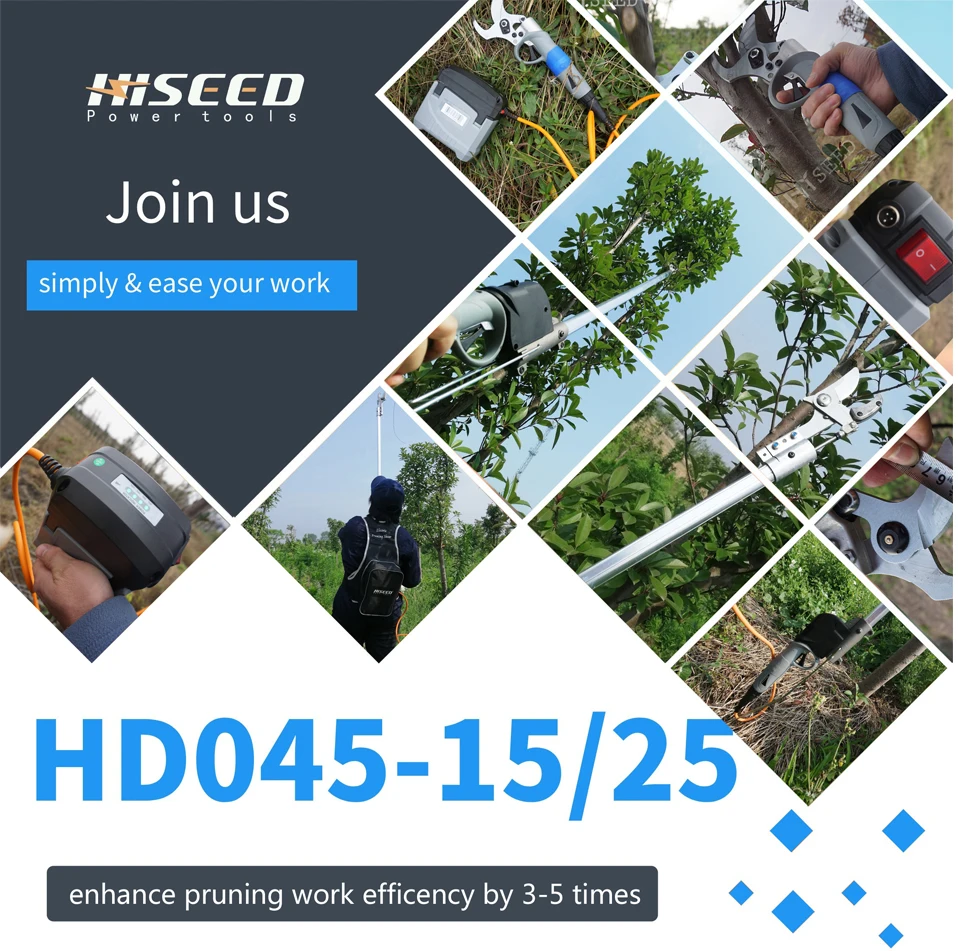 Высокопрочный HDP858 лучший Телескопический секатор для деревьев светильник и