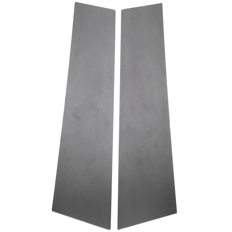 

10 Pcs Mirror Effect Plastic Window Pillar Posts Trims & 1 Pcs Car Black Rear Window Side Louvers Vent