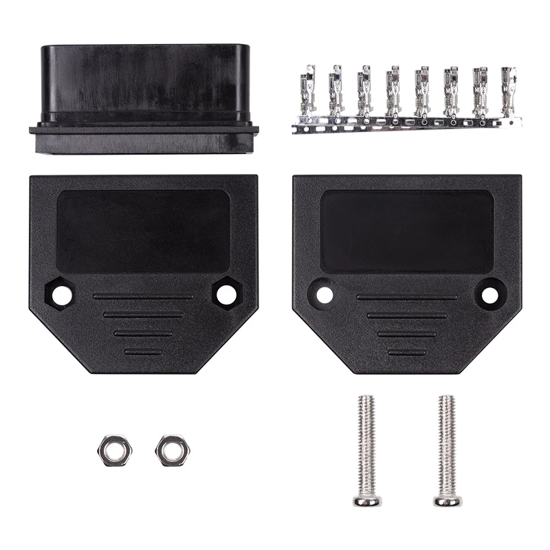 Автомобильные аксессуары OBD2 16Pin мужской женский разъем адаптера OBD OBDII EOBD (система