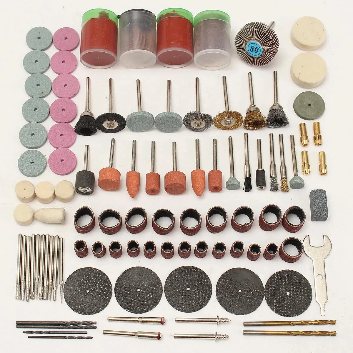 

161pcs Mini Drill Multi Rotary Tool Accessories Set Grinding Polishing Abrasive Tool Kits for Dremel
