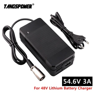 54 6v 3a charger 54 6v 3a electric bike lithium battery charger for 48v lithium battery pack xlr plug 54 6v3a charger free global shipping