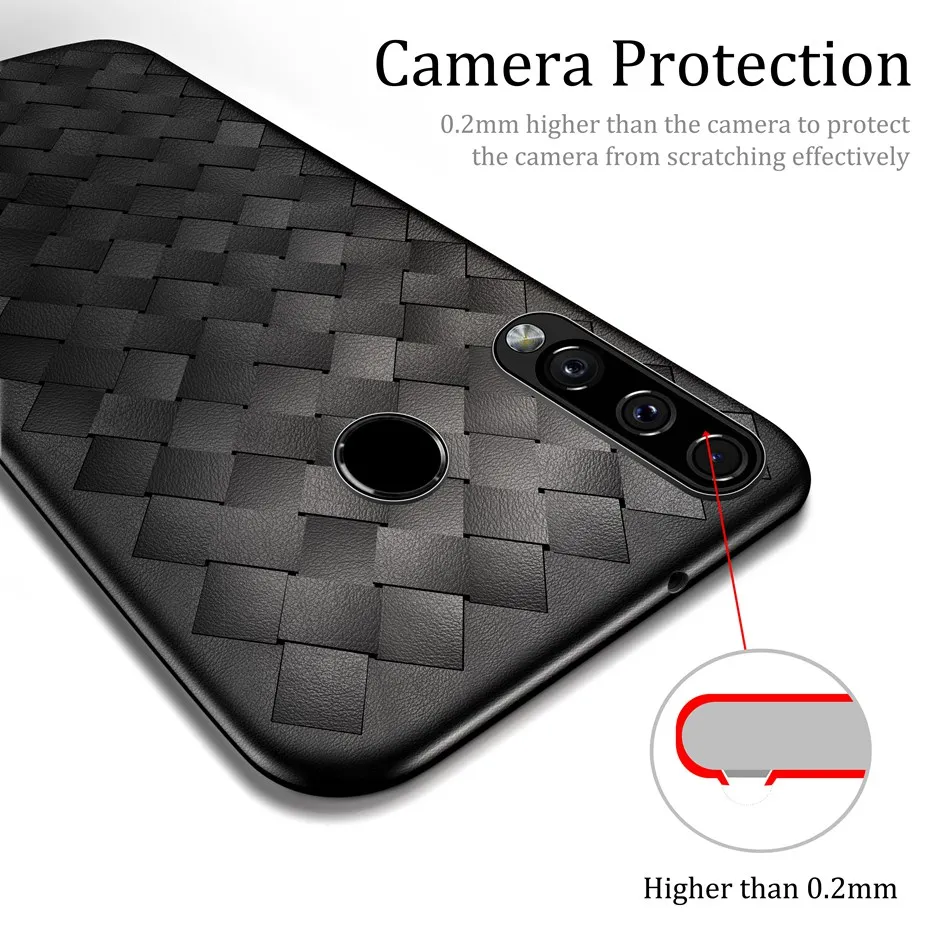 Роскошный Ультратонкий Мягкий ТПУ чехол для Samsung M30 силиконовая сетка задняя