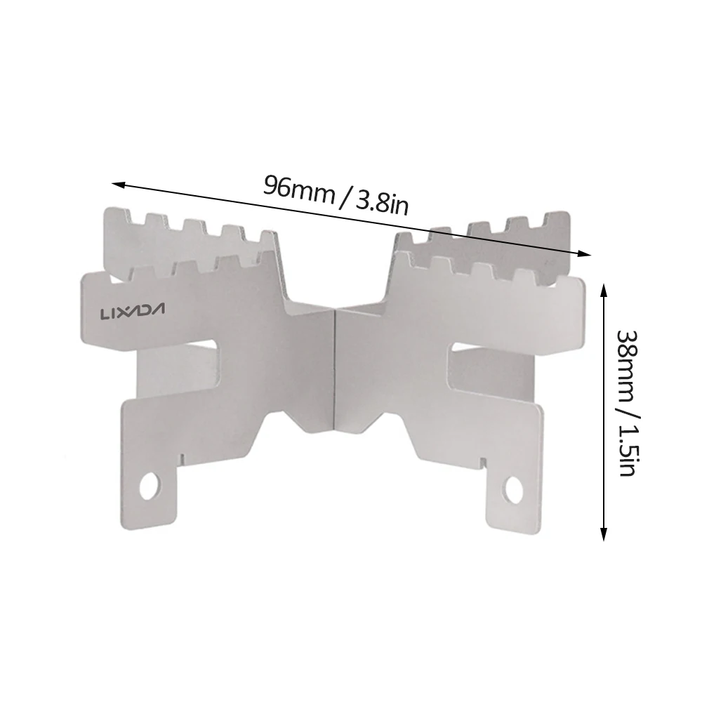 Титановая мини-горелка Lixada легкая титановая спиртовая горелка для отдыха на
