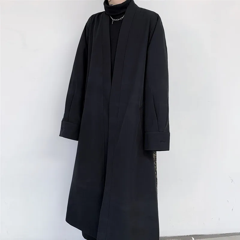 Мужская Уличная одежда в стиле хип-хоп винтажная Свободная Повседневная Длинная