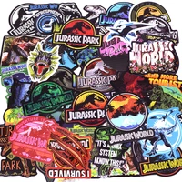 75pcspack jurassic park dinosaur stickers toy for on luggage laptop skateboard phone waterproof jurassic world sticker