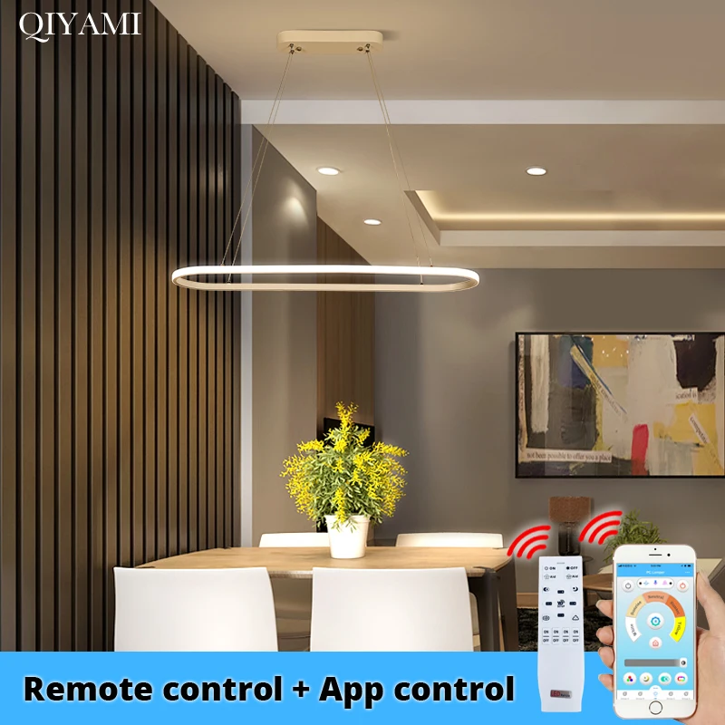 Современная новая светодиодная люстра освещение для столовой спальни кухни