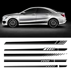 Наклейка для Mercedes Benz C117, X117, W117, C118, X118, CLA Class, CLA45 AMG, CLA35 Edition, 1 дверь, боковые полосы, наклейка для тормоза