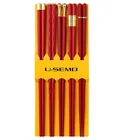 Китайские японские палочки для еды высокого качества, Нескользящие палочки для здорового питания, палочки для суши, корейские палочки для еды, набор принадлежностей, 5 пар