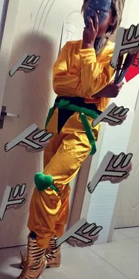 Аниме приключения Джоджо фильм Dio Brando желтый костюм Косплей Полный комплект на
